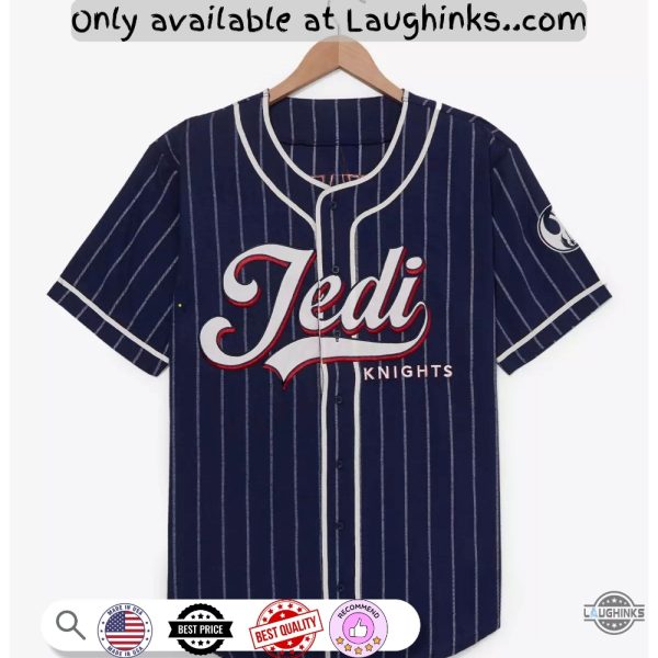 star wars jedi knights striped baseball jersey shirt full printed