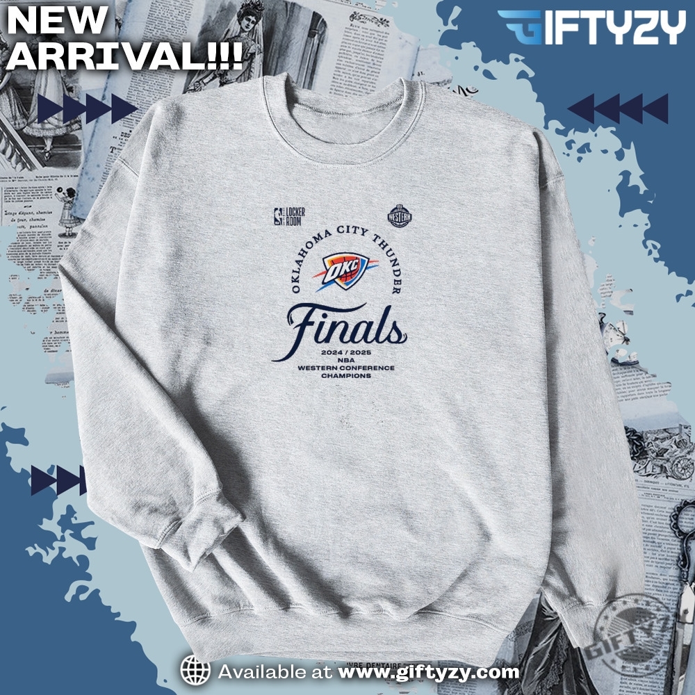 Gift For NBA Fan, I Have Friends Everywhere Shirt 2 Oklahoma City Thunder 2025 Western Conference Finals Champions Unisex Shirt