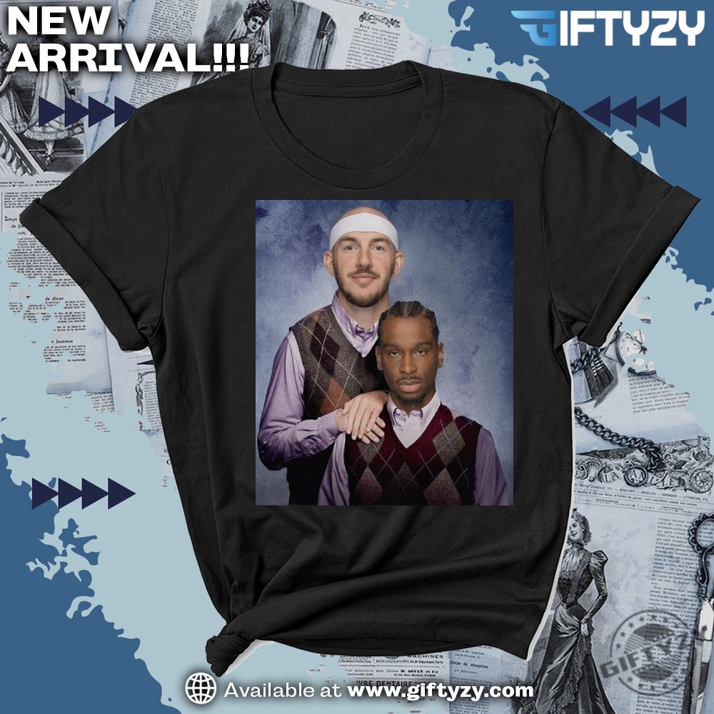 Shai Gilgeous Alexander Alex Caruso Oklahoma Step Bros Okc Allstar Nba Basketball Shirt 7 Shai Gilgeous Alexander Alex Caruso Oklahoma Step Bros OKC Allstar NBA Basketball Shirt