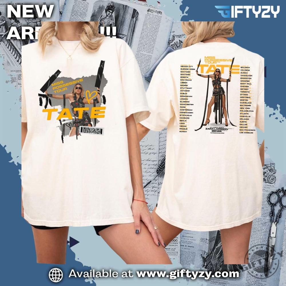 Tate Mcrae Tour Concert Miss Possessive 2025 World Tour Shirt 4 Tate Mcrae Tour Concert Miss Possessive 2025 World Tour Shirt
