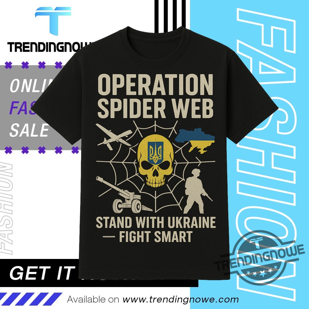 Ukrainian Army Spider Web Tee Anti Invasion Patriotic T Shirt trendingnowe 1