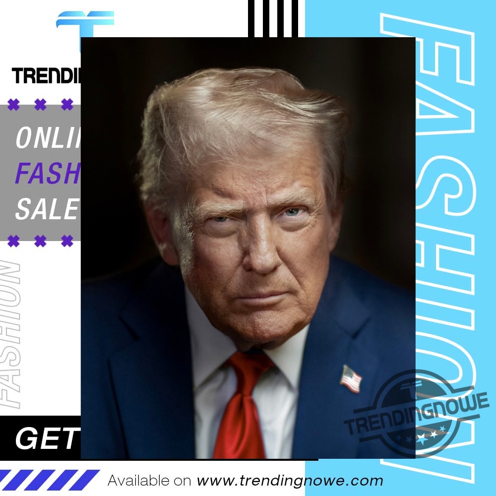 President Trumps New Official Presidential Portrait Poster trendingnowe 1