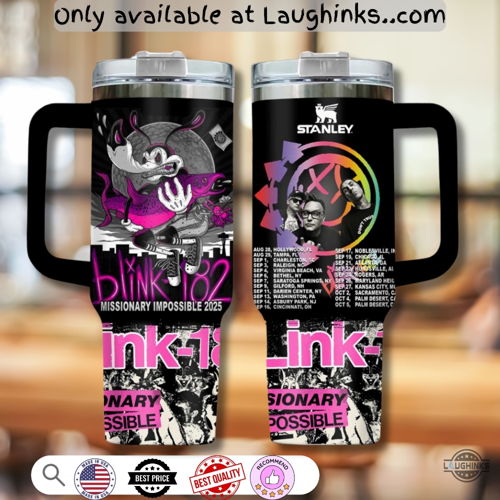 Blink 182 Missionary Impossible 2025 40 Oz Stanley Tumbler Dupe 5 Blink 182 Missionary Impossible 2025 40 Oz Stanley Tumbler Dupe