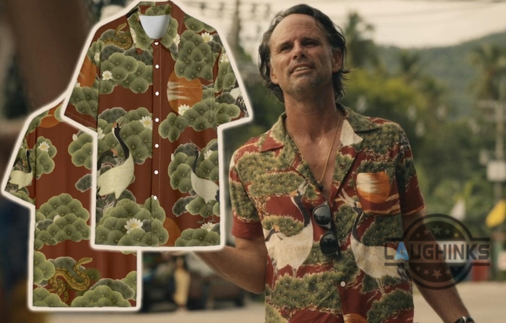 Rick Hatchett Rayon Hawaiian Shirt In The White Lotus 10 Rick Hatchett Rayon Hawaiian Shirt in THE WHITE LOTUS