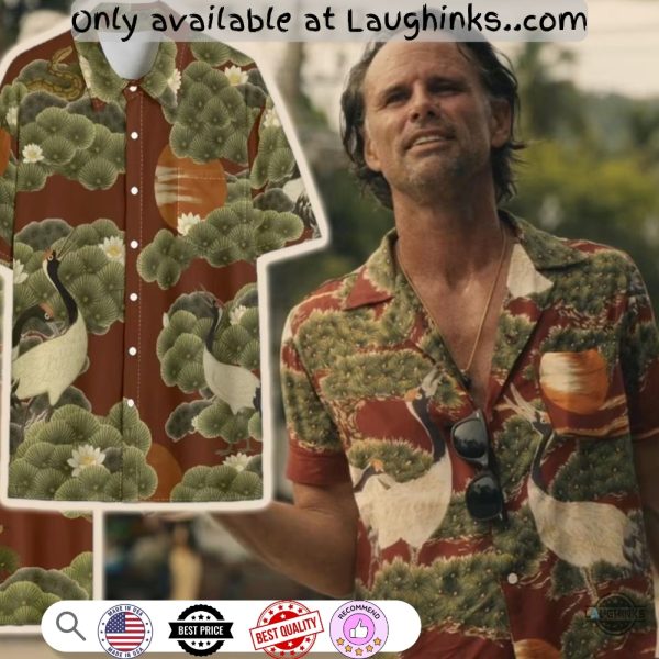 rick hatchett rayon hawaiian shirt in the white lotus