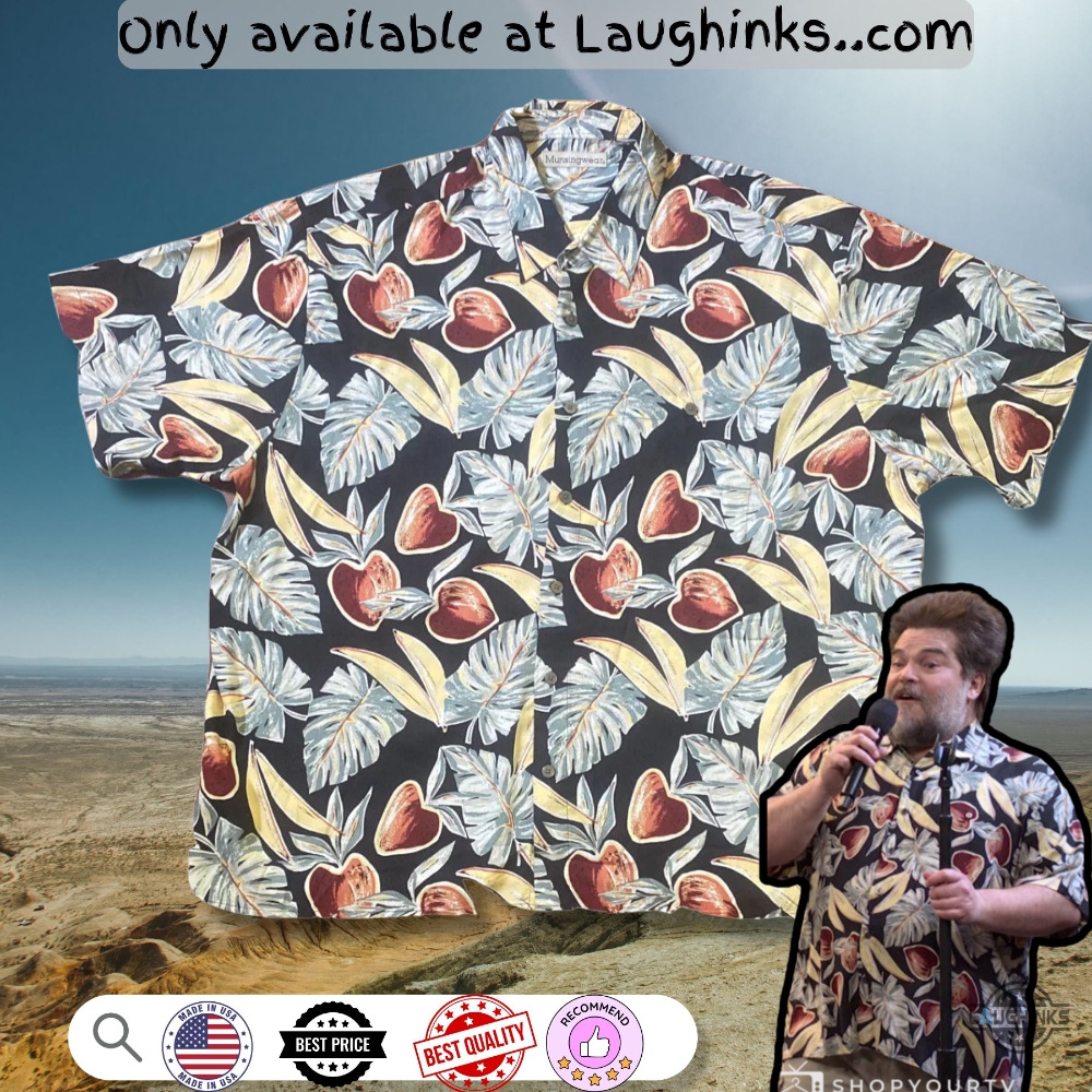 Jack Black Munsingwear Hawaiian Shirt With Fruit Pattern 5 Jack Black Munsingwear Hawaiian Shirt with Fruit Pattern