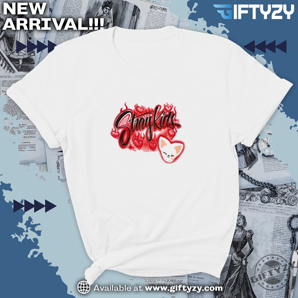 Stray Kids K Pop Airbrush Shirt 7 Stray Kids K Pop Airbrush Shirt