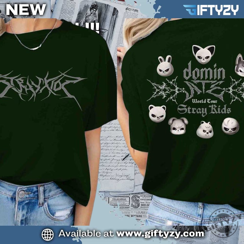 Perfect present for a music lover 11 Stray Kids Dominate Skzoo World Tour Us 2025 Evil Skzoo Shirt