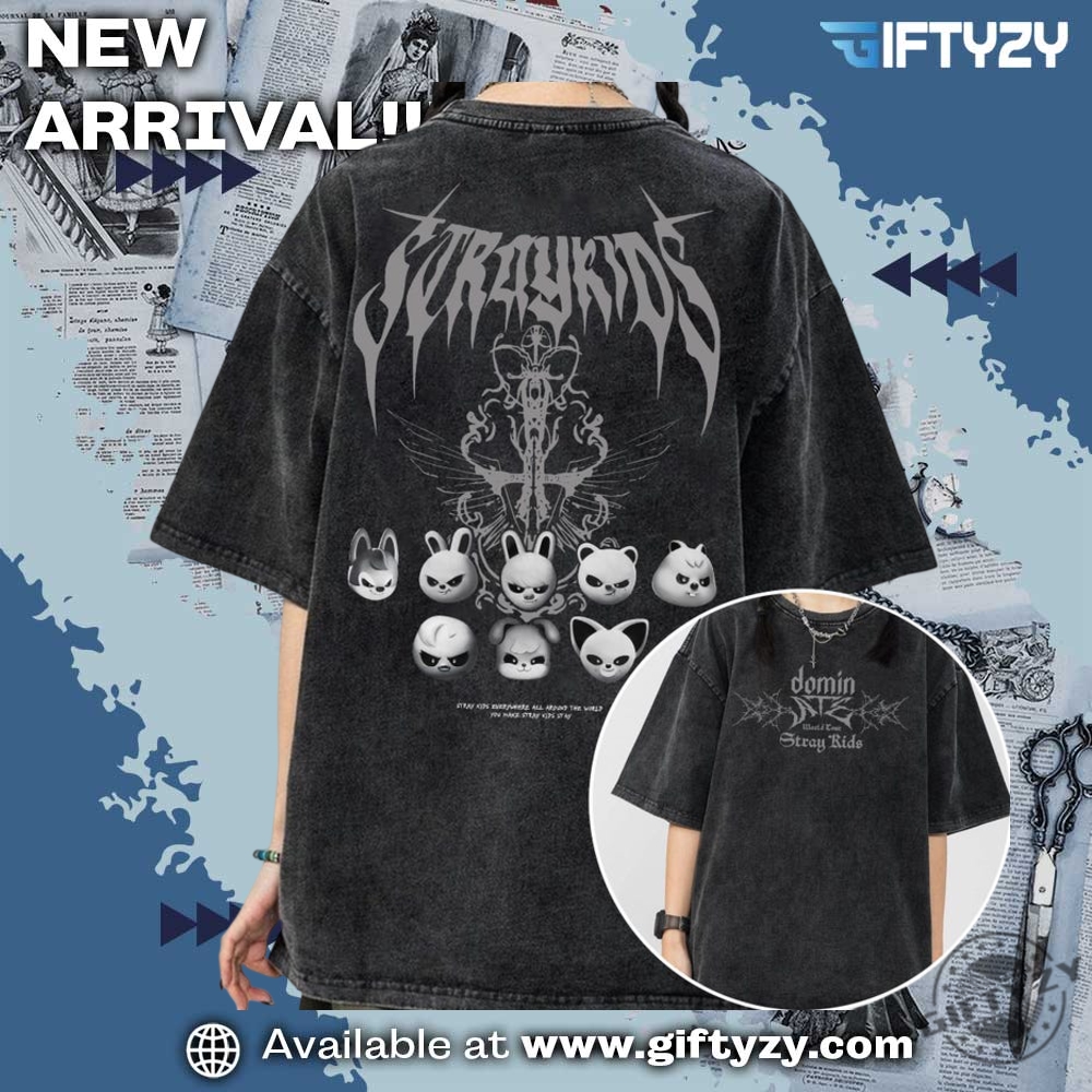 Perfect present for a music lover 12 Stray Kids Dominate World Tour 2025 Hop Album Shirt