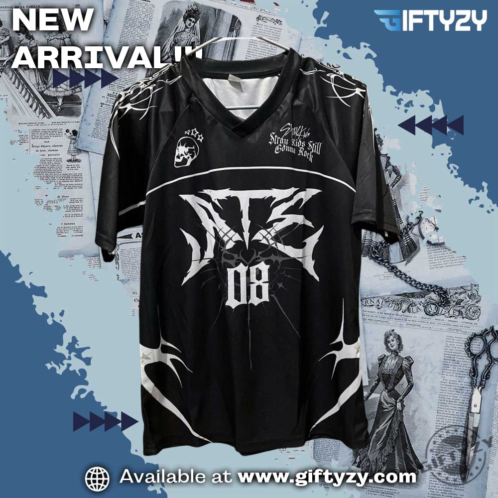 Stray Kids Domin Ate World Tour Football Jersey Shirt 5 Stray Kids Domin ATE World Tour Football Jersey Shirt
