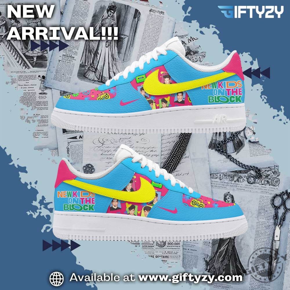 Perfect present for a music lover 19 Nkotb New Kids On The Block Nike Air Force Shoes