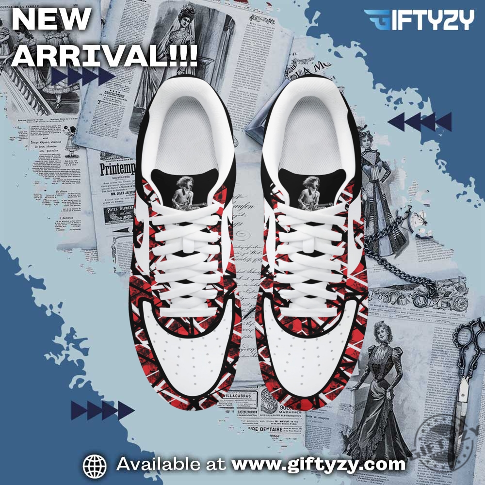 Van Halen Music Nike Air Force Sneaker Shoes 3 Van Halen Music Nike Air Force Sneaker Shoes