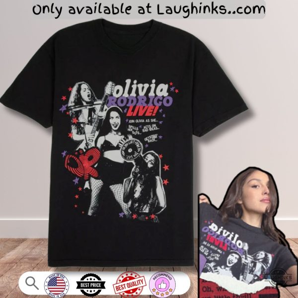 olivia rodrigo live t shirt sweatshirt hoodie