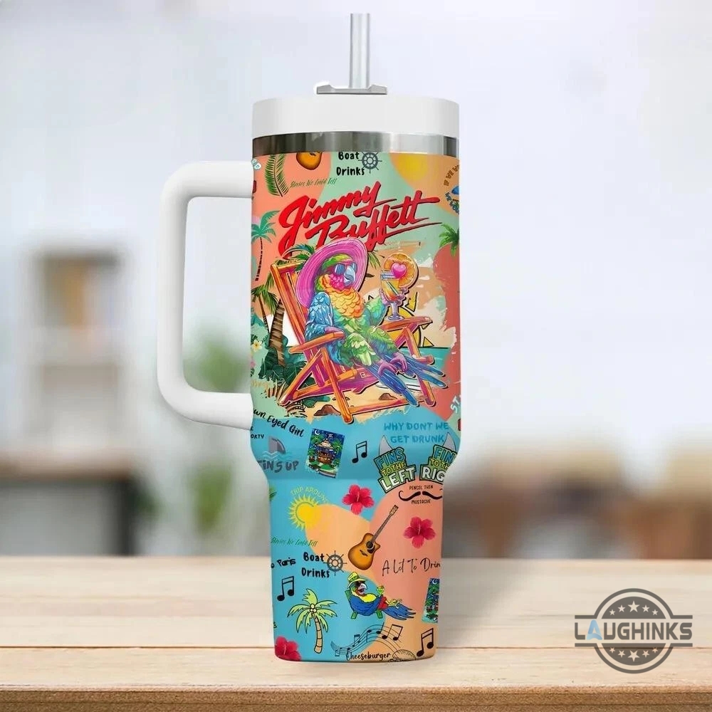 Jimmy Buffett Margaritaville 40 Oz Tumbler Cup 8 Jimmy Buffett Margaritaville 40 Oz Tumbler Cup