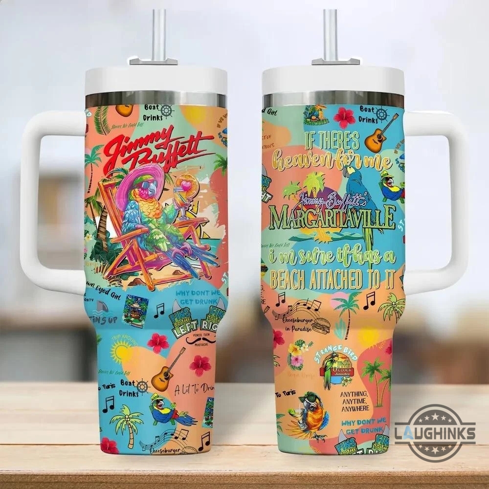 Jimmy Buffett Margaritaville 40 Oz Tumbler Cup 10 Jimmy Buffett Margaritaville 40 Oz Tumbler Cup