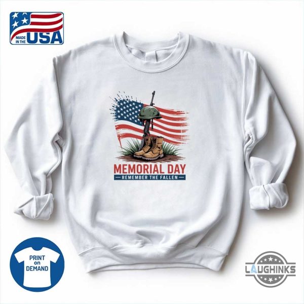 vintage memorial day remember the fallen shirt