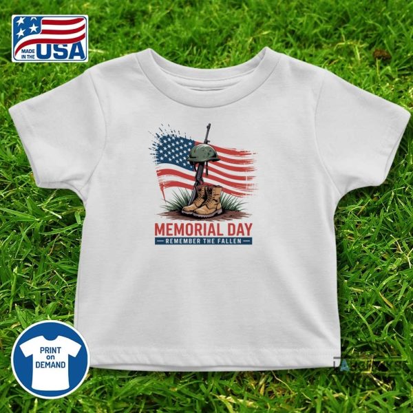 vintage memorial day remember the fallen shirt