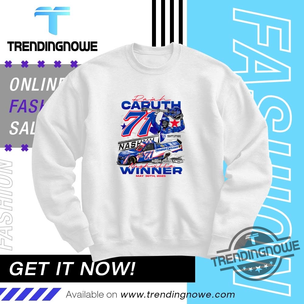 Rajah Caruth 71 Ncts Nashville Win Shirt 2025 10 Rajah Caruth 71 NCTS Nashville Win Shirt 2025