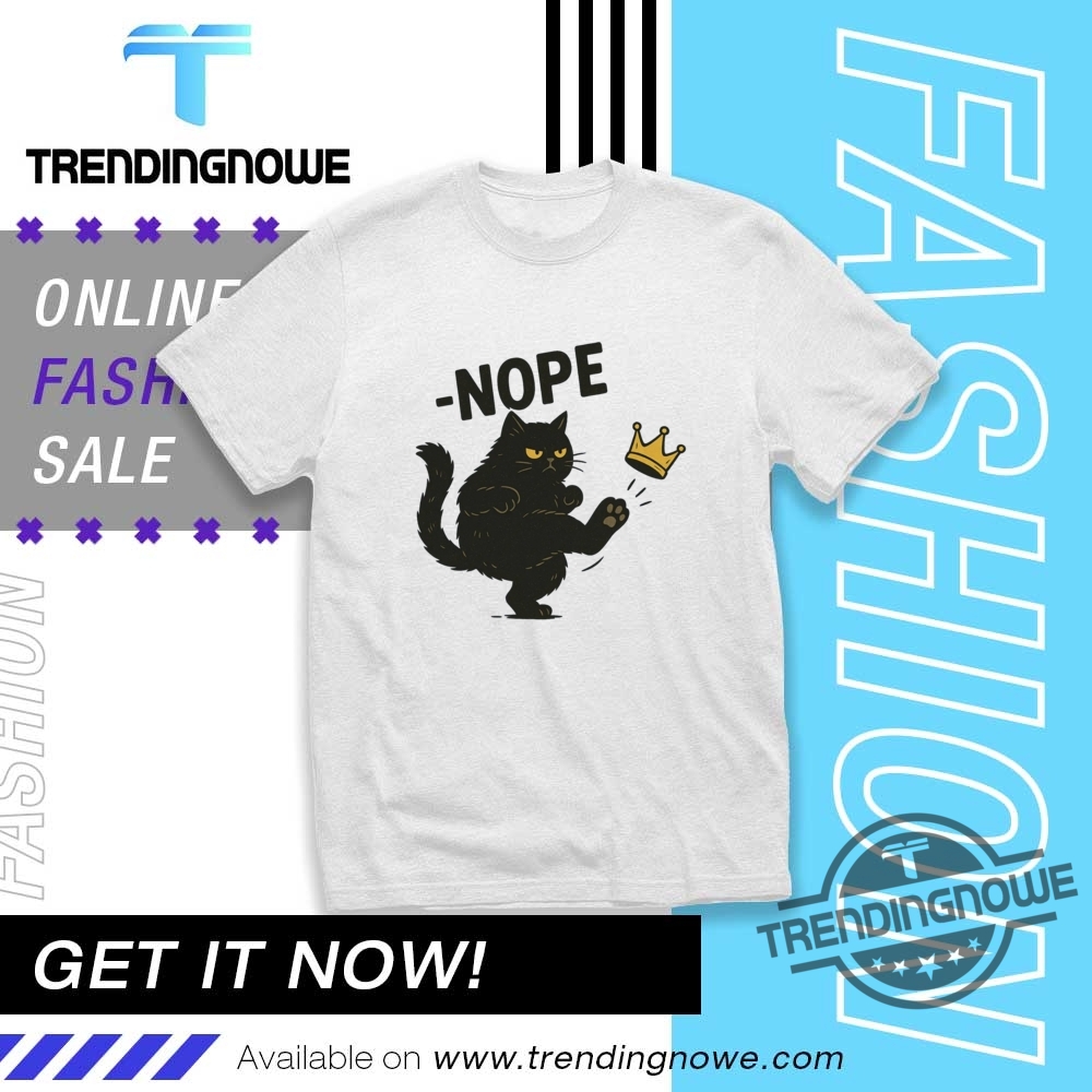 No Kings In America Black Cat Shirt No Kings Shirts trendingnowe 1