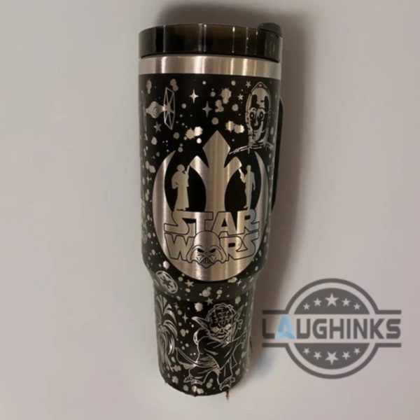 star wars stanley 40oz tumbler dupe laser engraved