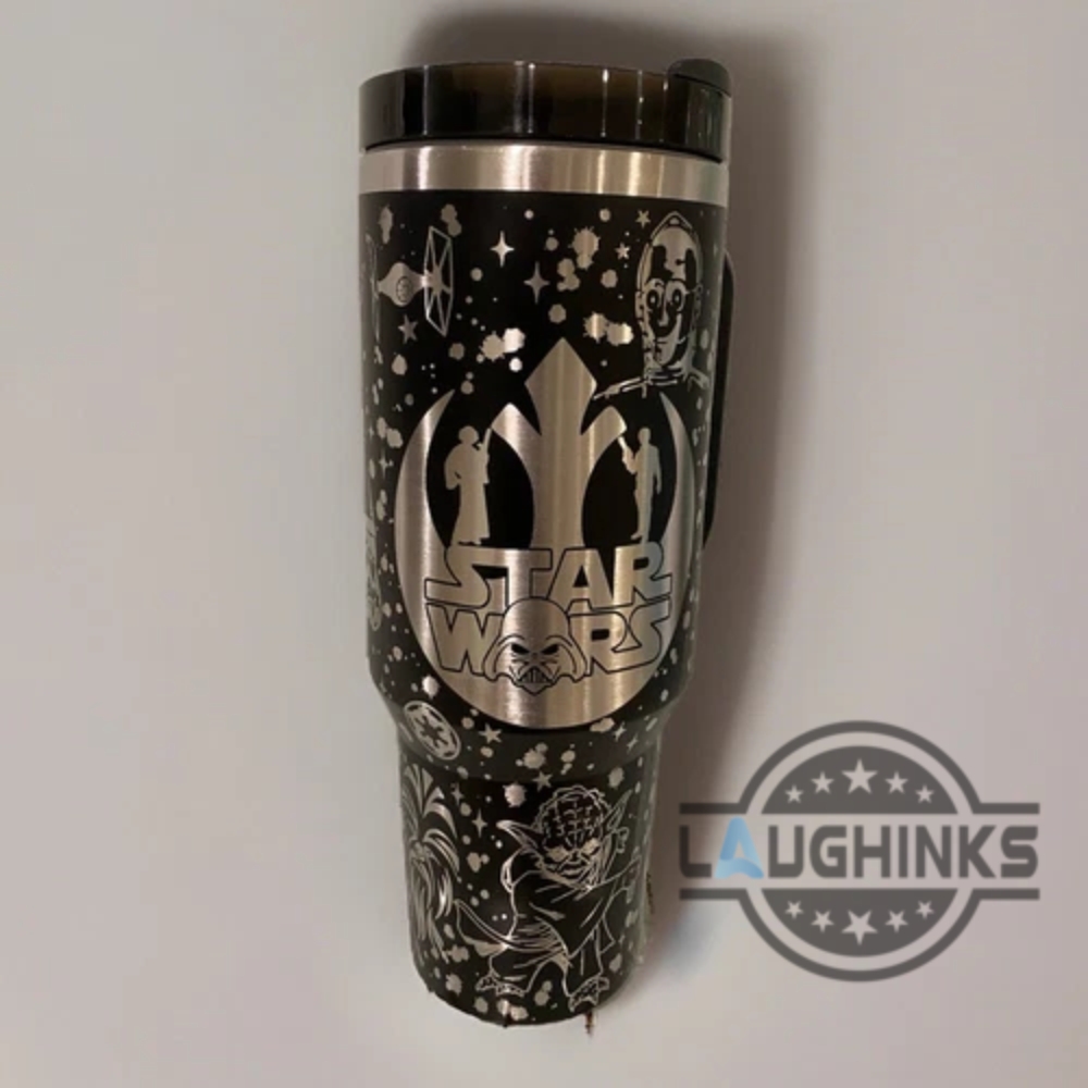 Star Wars Stanley 40Oz Tumbler Dupe Laser Engraved 22 Star Wars Stanley 40oz Tumbler Dupe Laser Engraved