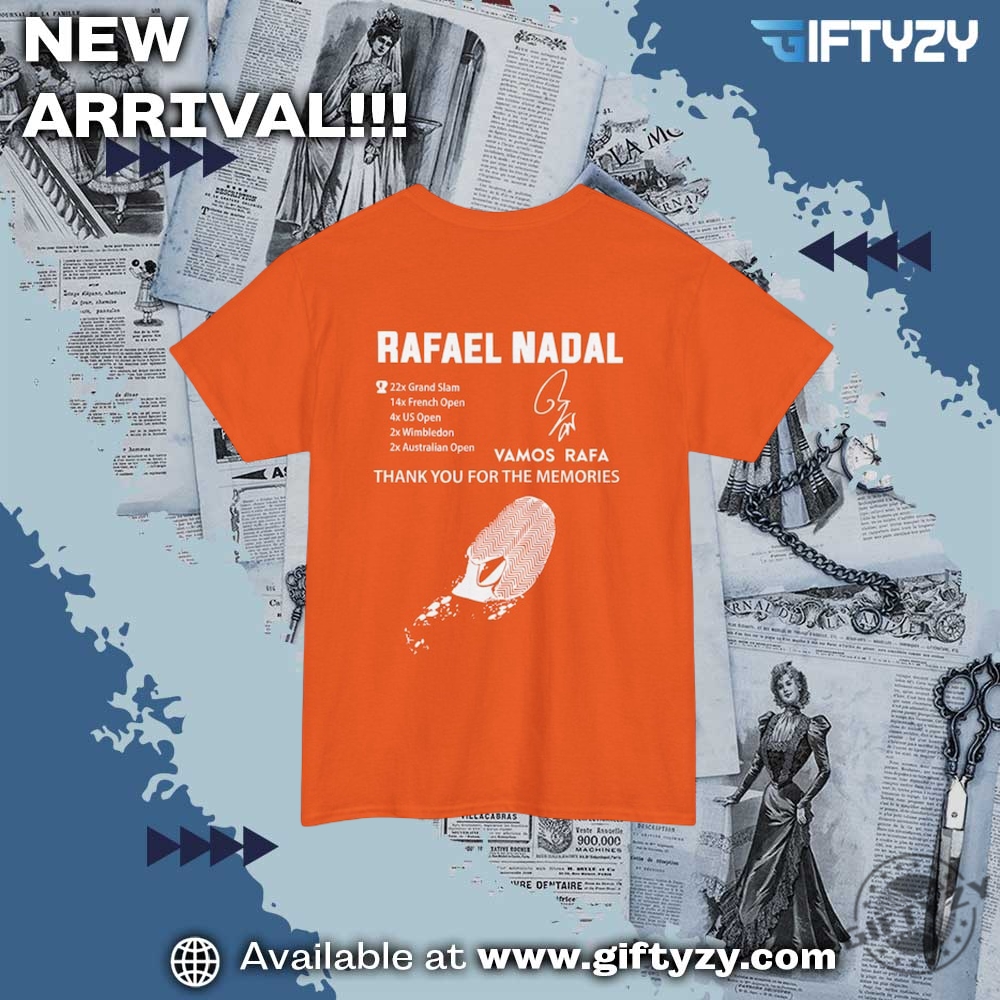 Perfect gift for Dad 10 Merci Rafa Rafael Nadal Thank For The Memories Shirt