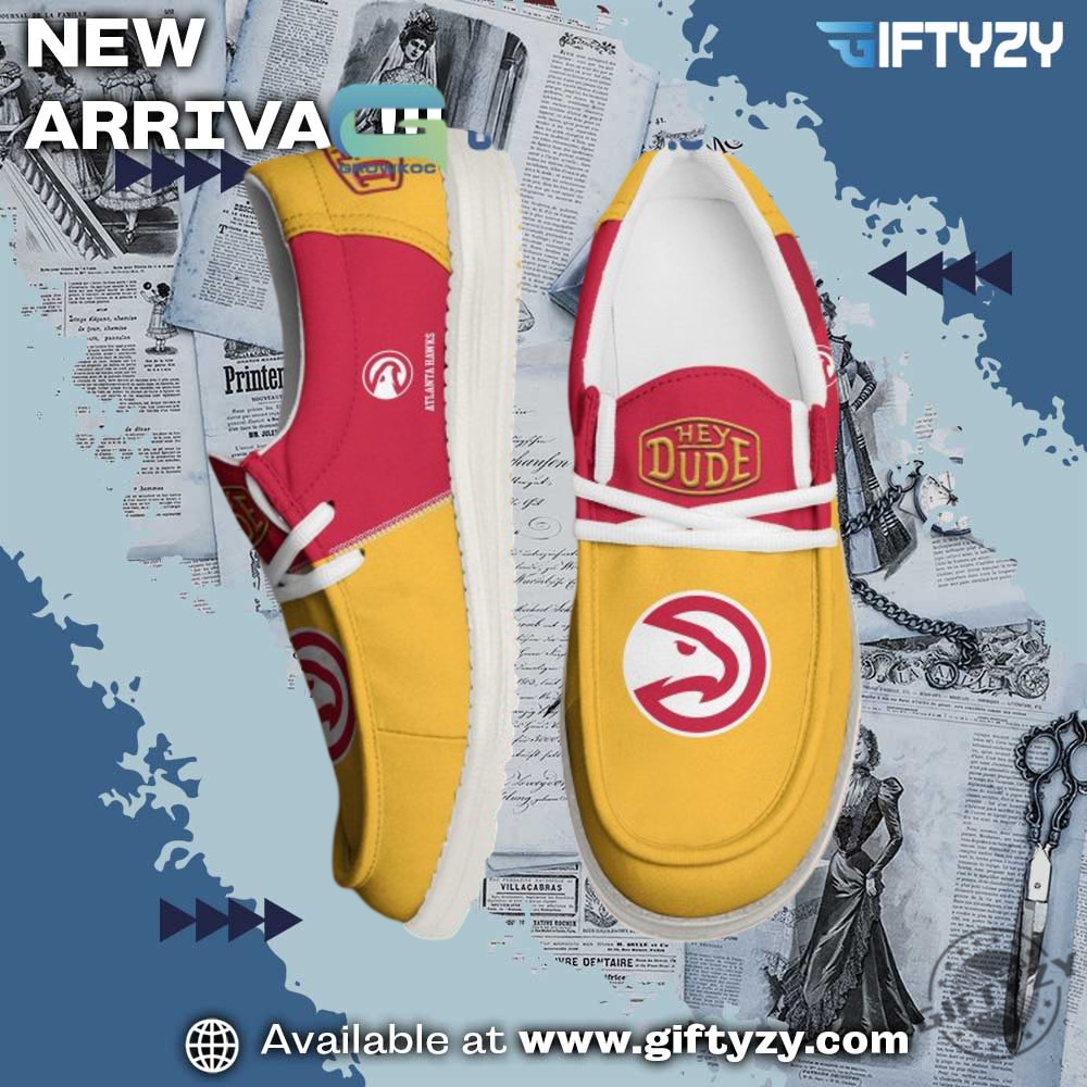 Perfect gift for Dad 12 Atlanta Hawks Hey Dude Shoes