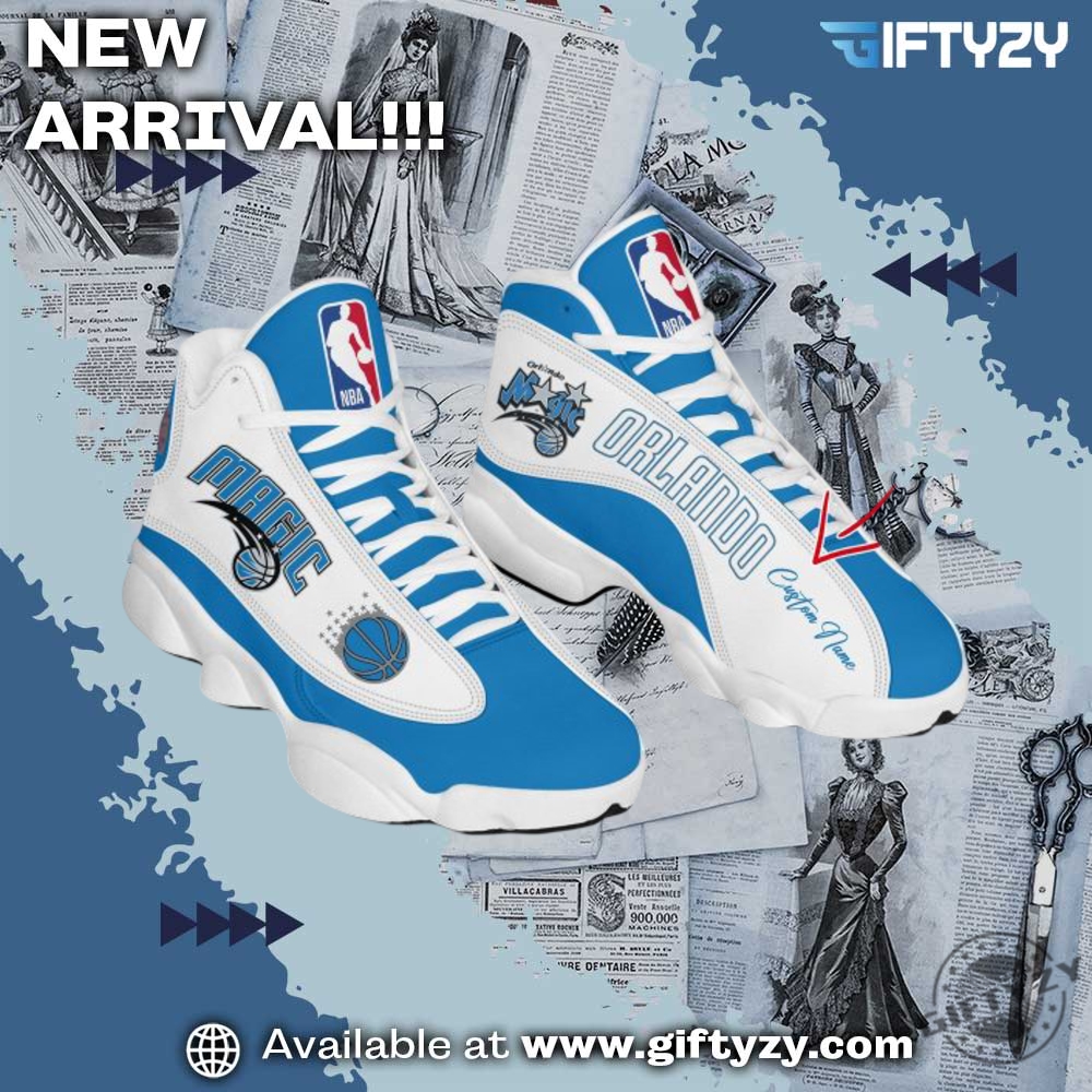 Perfect gift for Dad 19 Nba Orlando Magic Retro Design Personalized 2025 Air Jordan 13 Shoes