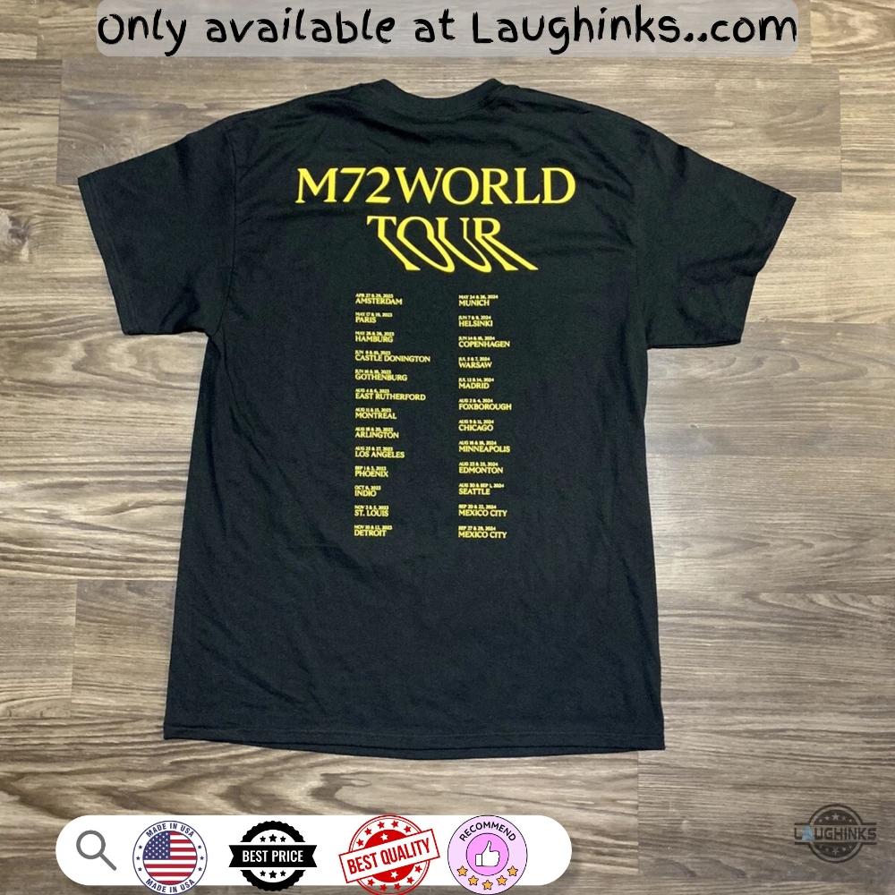 Metallica M72 World Tour Shirt 3 METALLICA M72 World Tour Shirt