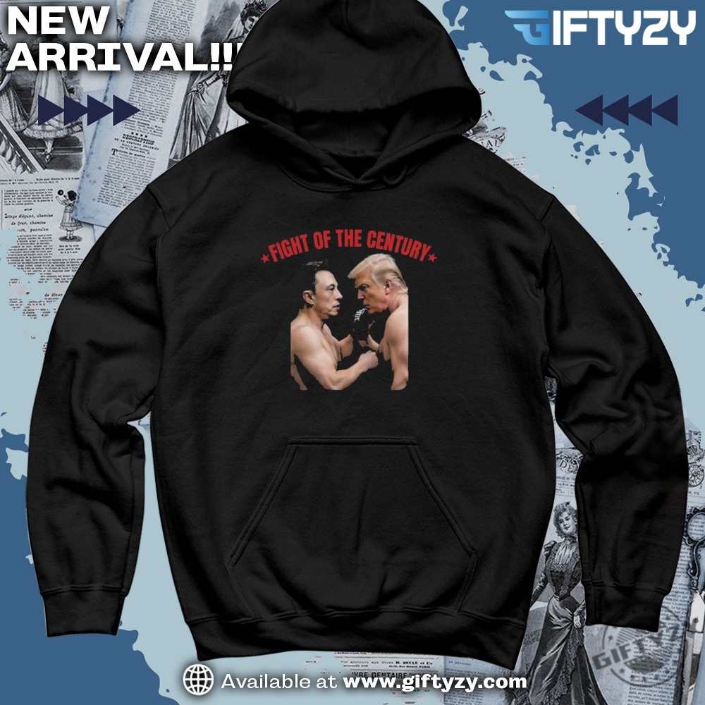 Trump Vs Elon Fight Shirt giftyzy 1