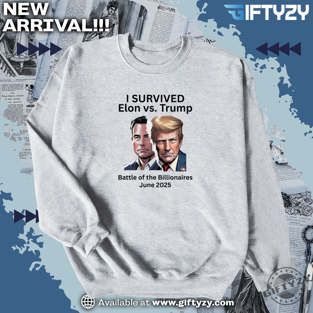 Trump Vs Elon Billion Dollar Fight Funny Shirt