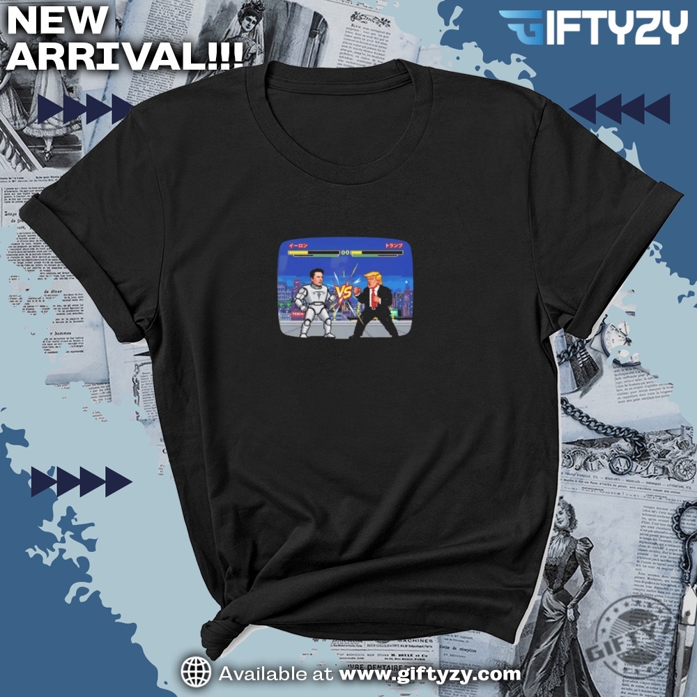 Elon Musk Trump Fight Street Fighters Shirt 7 Elon Musk Trump Fight Street Fighters Shirt