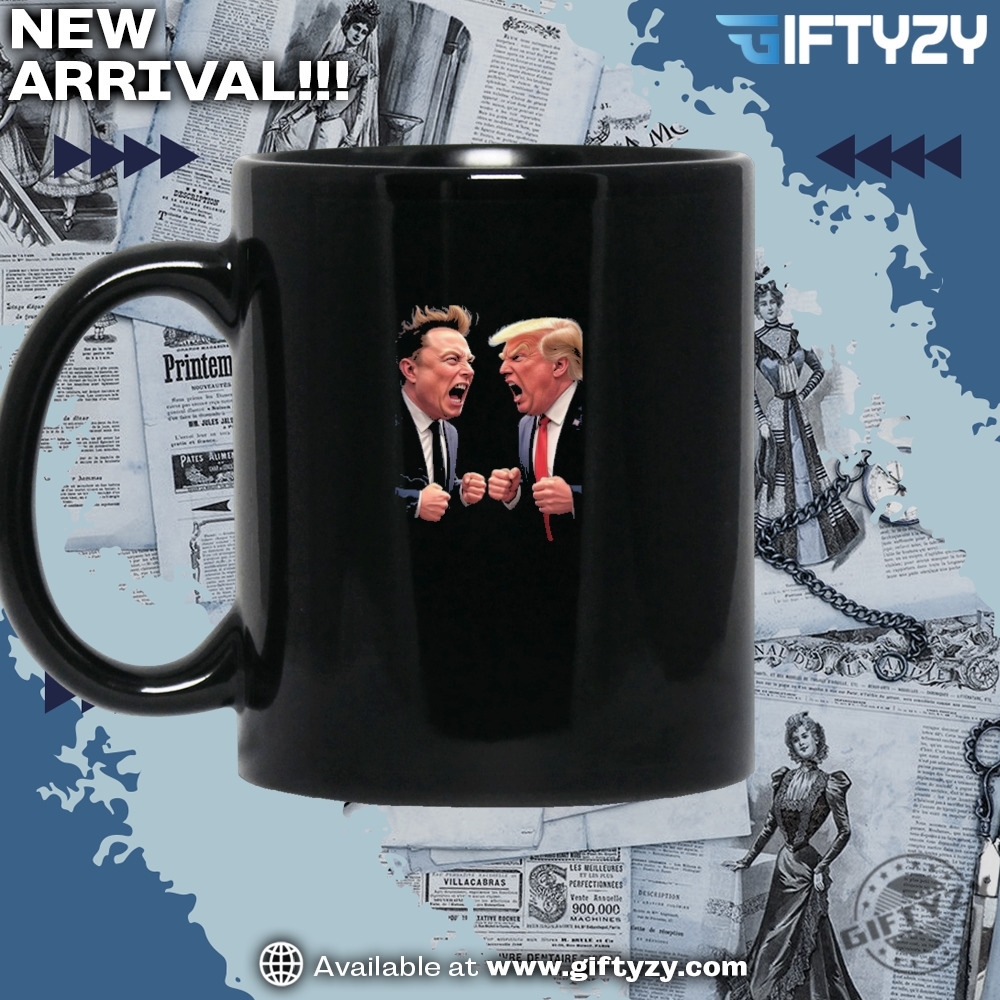 Trump Vs Elon Political Rivalry Comedy Shirt 5 Trump Vs Elon Political Rivalry Comedy Shirt