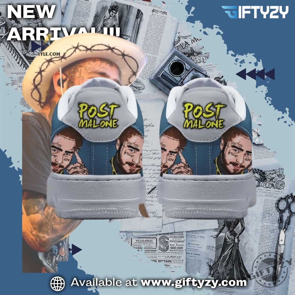 Post Malone Stay Away Custom Nike Air Force Shoes 5 Post Malone Stay Away Custom Nike Air Force Shoes