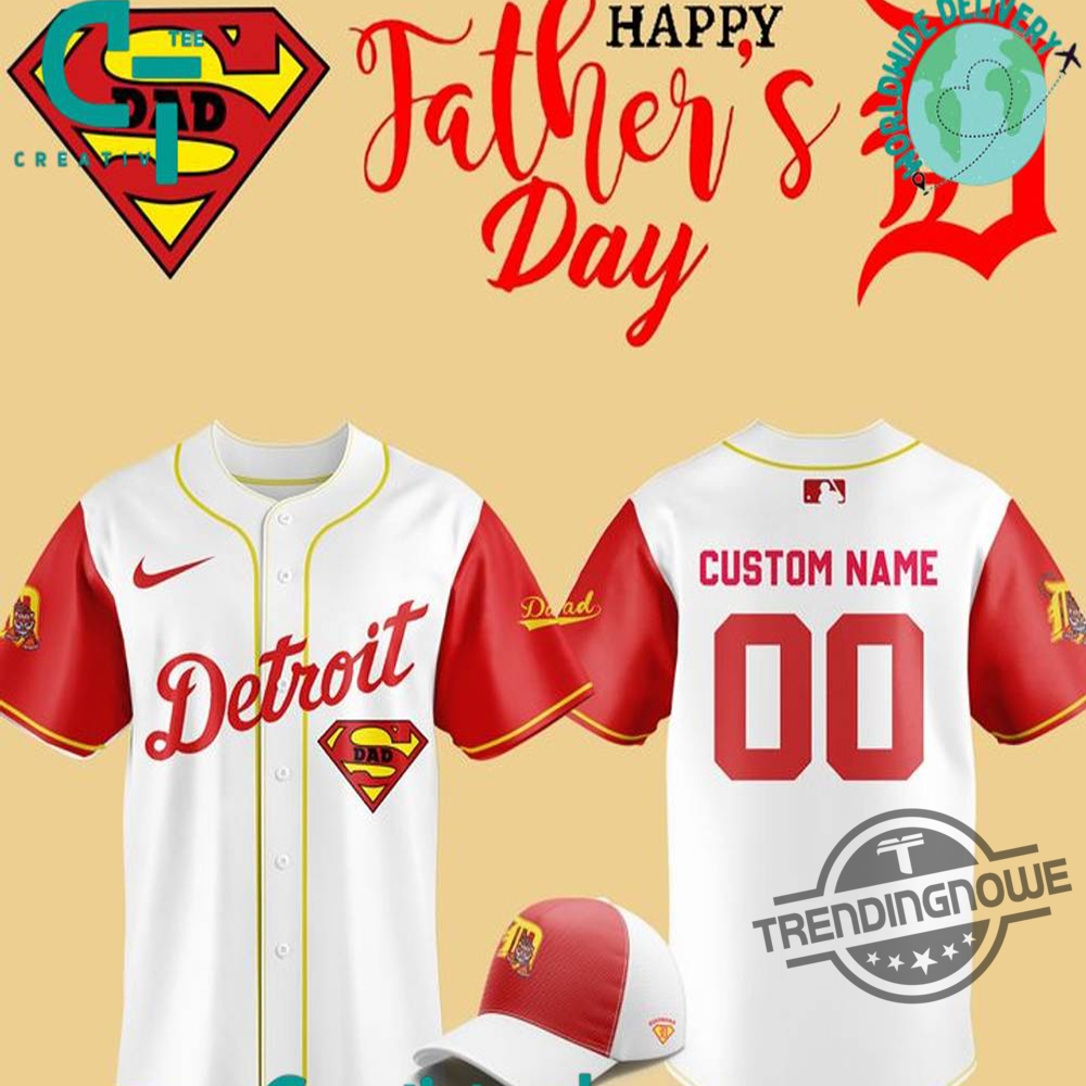 Detroit Tigers Happy Fathers Day 2025 Baseball Jersey trendingnowe 3