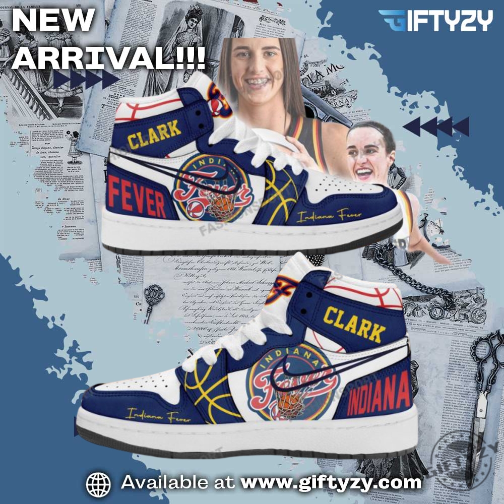 Tyrese Haliburton Indiana Pacers Gift For Fan 18 Caitlin Clark Indiana Fever High Top Air Jordan 1 Shoes