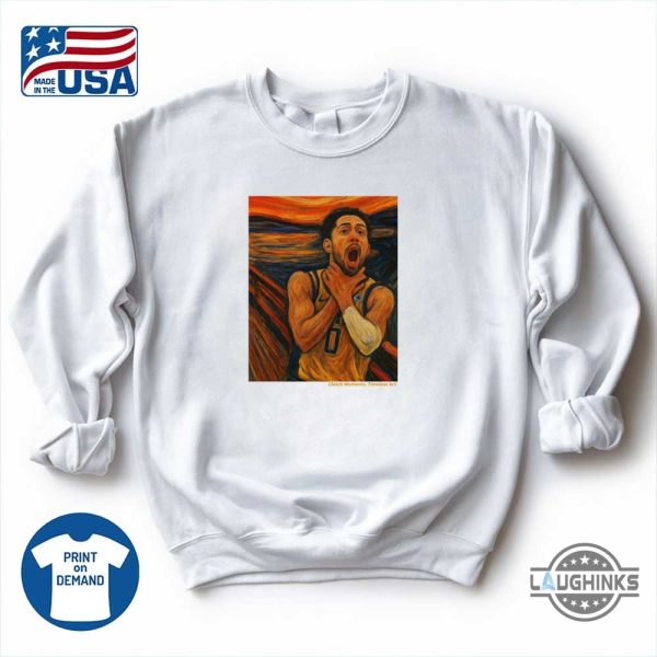tyrese haliburton game winner shirt reggie miller tribute x the scream art indiana pacers victory tee laughinks 1