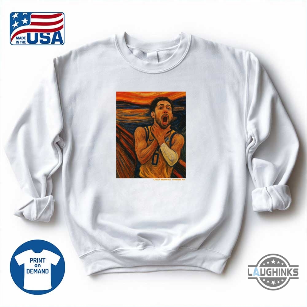 Tyrese Haliburton Game Winner Shirt Reggie Miller Tribute X The Scream Art Indiana Pacers Victory Tee 10 Tyrese Haliburton Game Winner Shirt Reggie Miller Tribute x The Scream Art Indiana Pacers Victory Tee