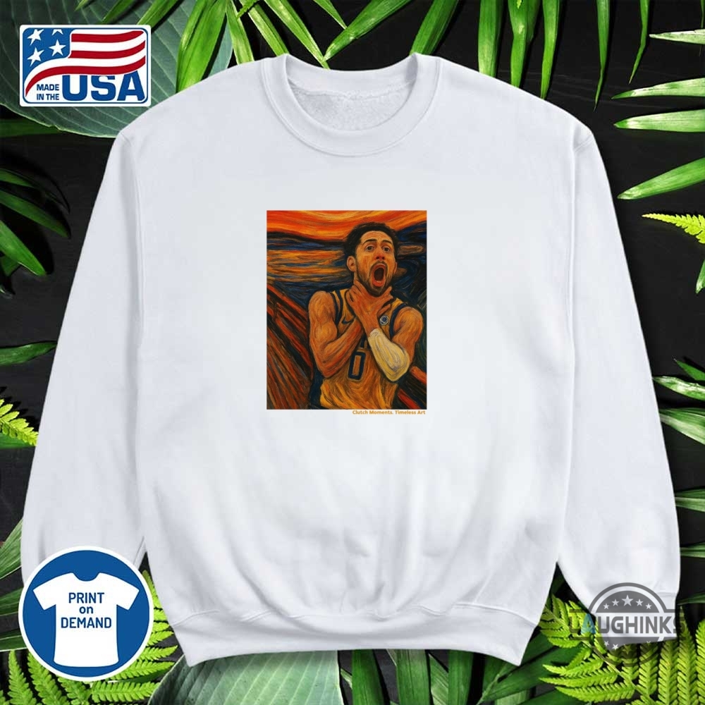 Tyrese Haliburton Game Winner Shirt Reggie Miller Tribute X The Scream Art Indiana Pacers Victory Tee 12 Tyrese Haliburton Game Winner Shirt Reggie Miller Tribute x The Scream Art Indiana Pacers Victory Tee
