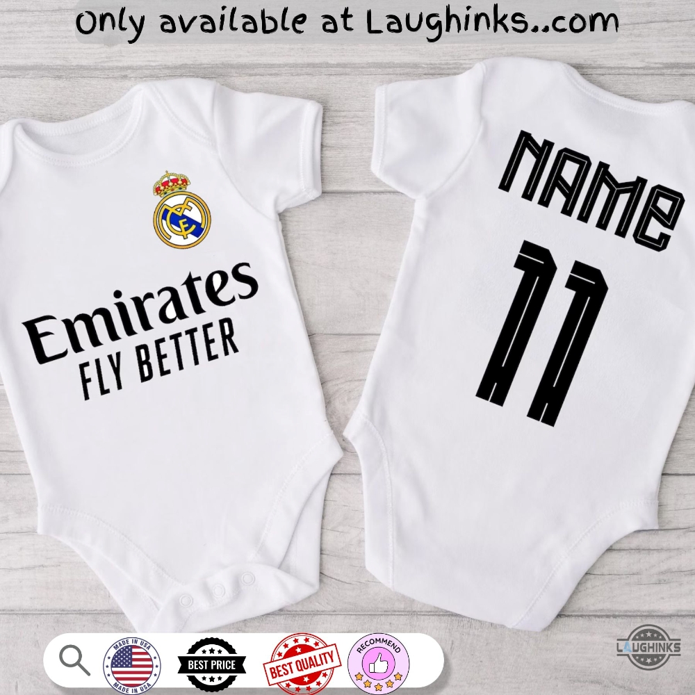 Personalized Real Madrid T Shirt Sweatshirt Hoodie For Kids 2 Personalized Real Madrid t shirt sweatshirt hoodie for kids