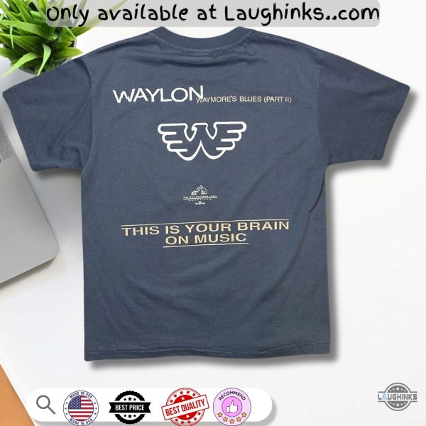 waylon jennings t shirt sweatshirt hoodie this is your brain on music