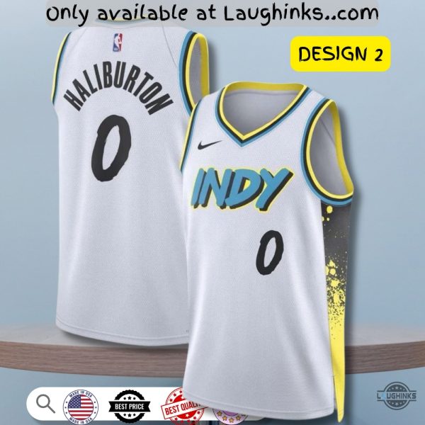 tyrese haliburton basketball jersey shirt full printed replica 2025