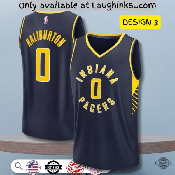 tyrese haliburton basketball jersey shirt full printed replica 2025