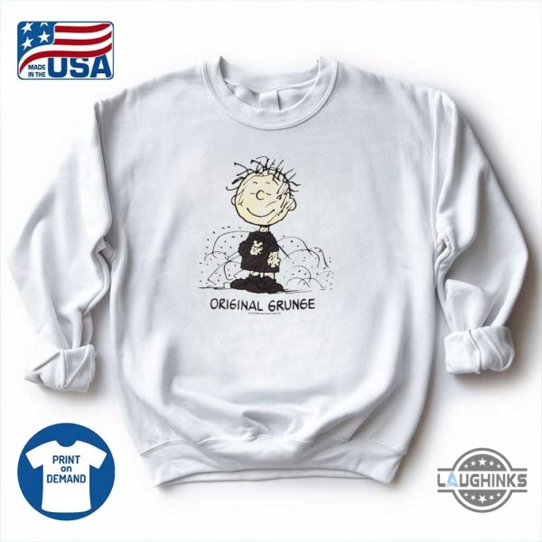 new printed 1994 peanuts pig pen original grunge charlie brown shirt