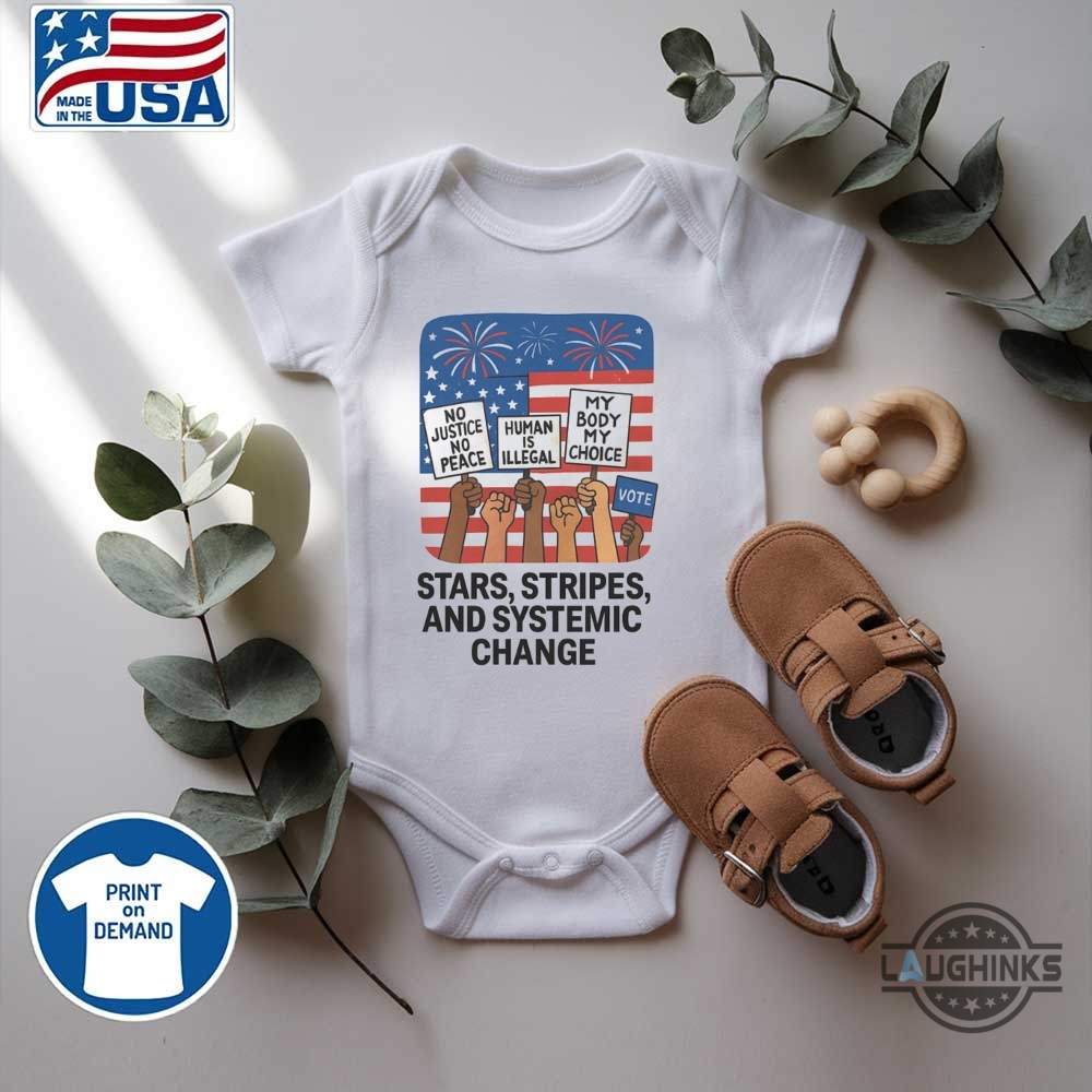 Stars Stripes And Systemic Change Independence Day Shirt 15 Stars Stripes and Systemic Change Independence Day shirt