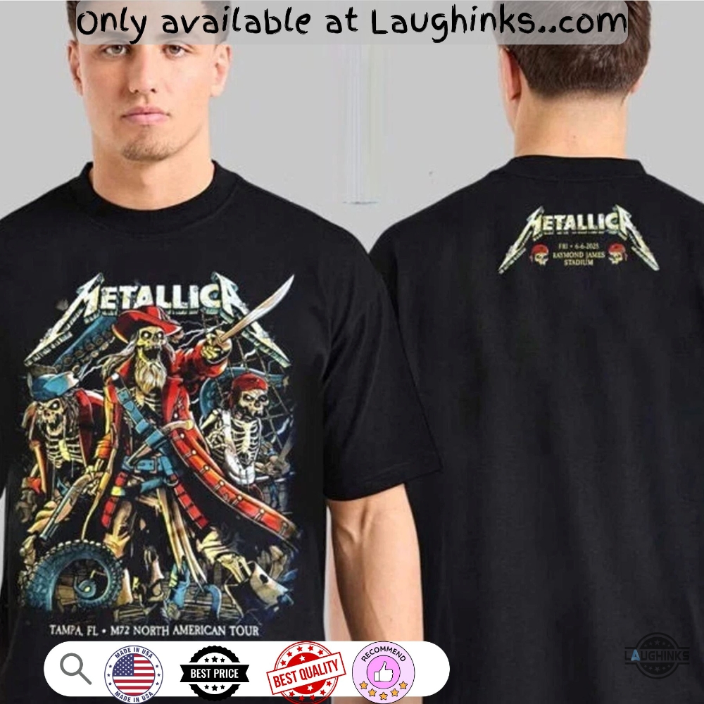 Metallica M72 Raymond James Stadium Tampa Florida 2025 Shirt 12 Metallica M72 Raymond James Stadium Tampa Florida 2025 Shirt