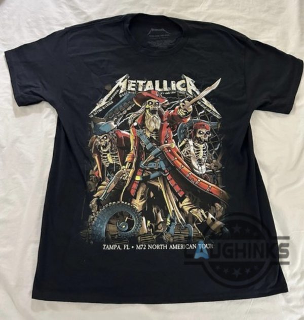 metallica m72 raymond james stadium tampa florida 2025 shirt