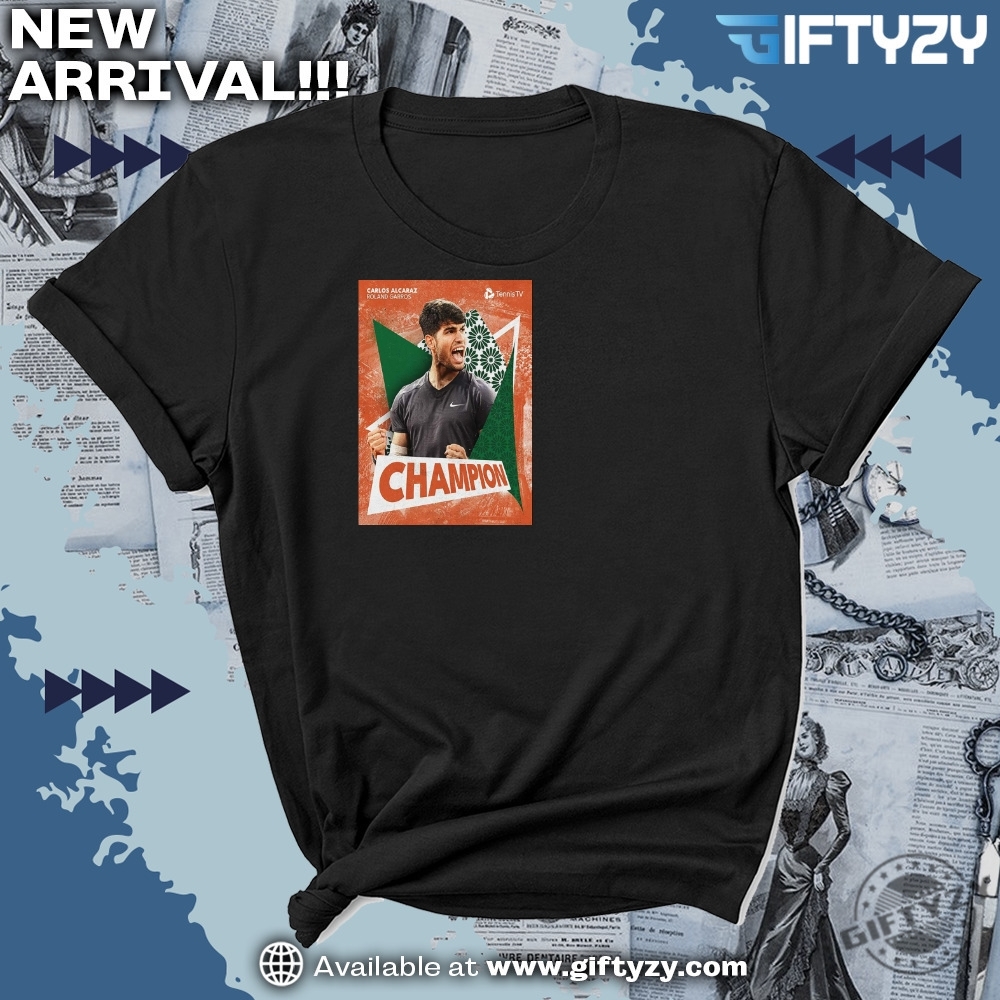 Carlos Alcaraz For The 5Th Time Grand Slam Victory Shirt 7 Carlos Alcaraz For The 5th time Grand Slam Victory Shirt