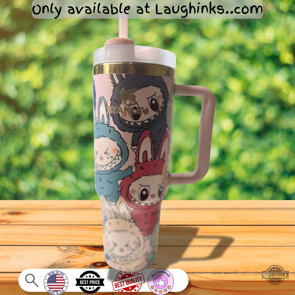 Custom Labubu Stanley 40Oz Tumbler Dupe 13 Custom Labubu Stanley 40oz Tumbler Dupe