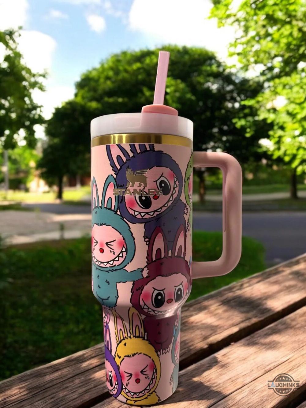 Custom Labubu Stanley 40Oz Tumbler Dupe 19 Custom Labubu Stanley 40oz Tumbler Dupe